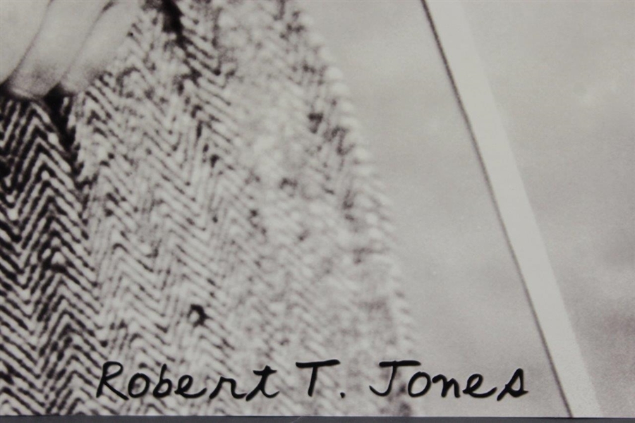Bobby Jones 'Robert T. Jones' 30x39 Black & White Matted Photo