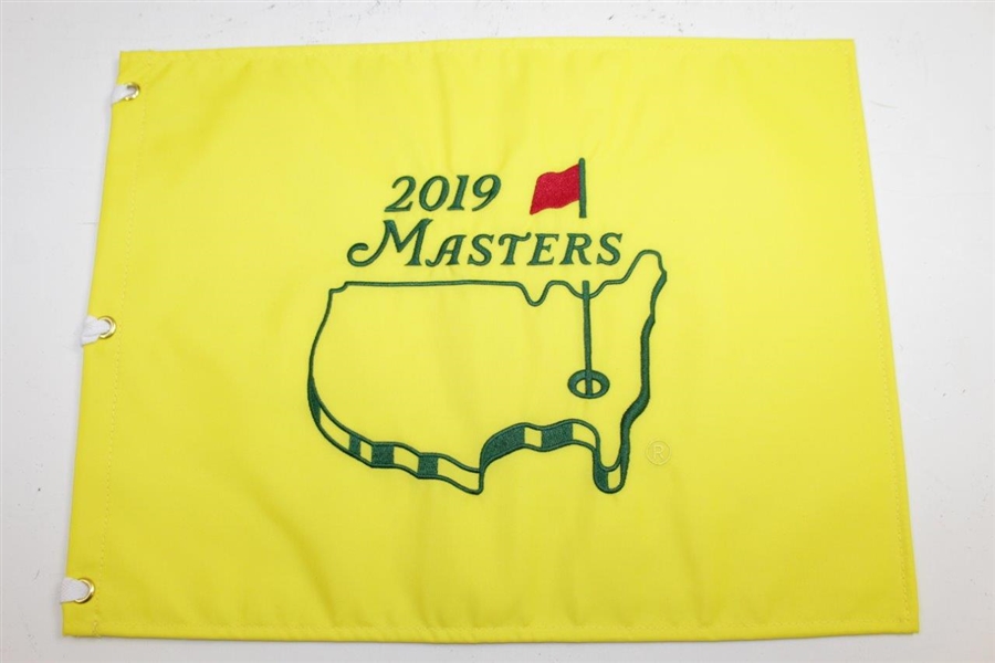 2019 Masters Embroidered Flag with SERIES 2019 Masters Badge #Q00612