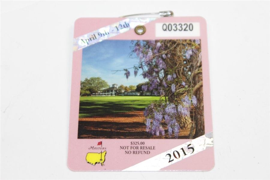 2015 Masters Embroidered Flag with 2015 SERIES Badge #Q03320