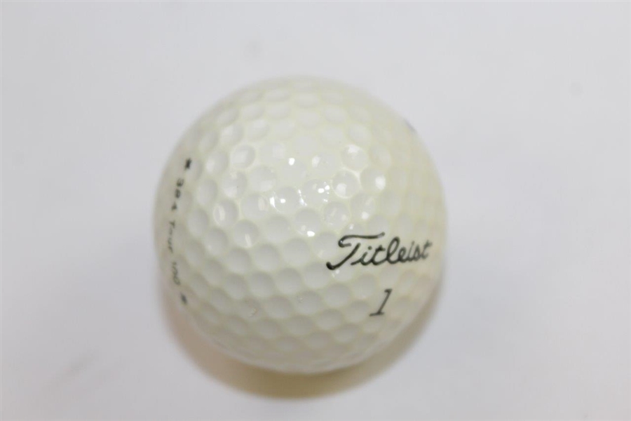 Arnold Palmer Signed Purported Tournament Used & Hit Golf Ball - 'To Ted' with LOA JSA ALOA