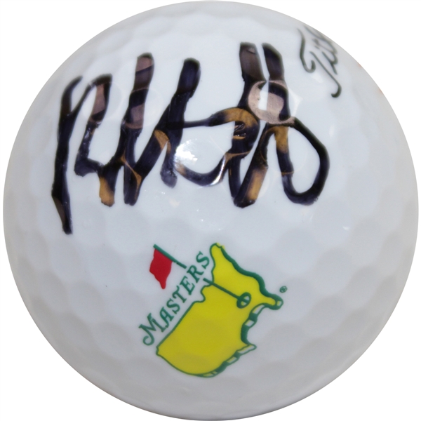 Bubba Watson Signed Masters Logo Golf Ball JSA ALOA