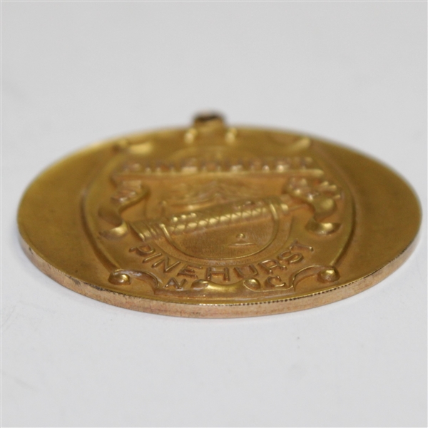 Horton Smith's 1937 North & South Open Championship Winner's 14k Balfour Medal