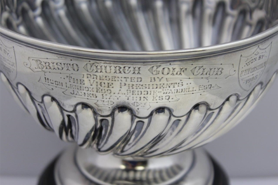 1937 Bristo Church Golf Club Edinburgh Trophy on Plinth