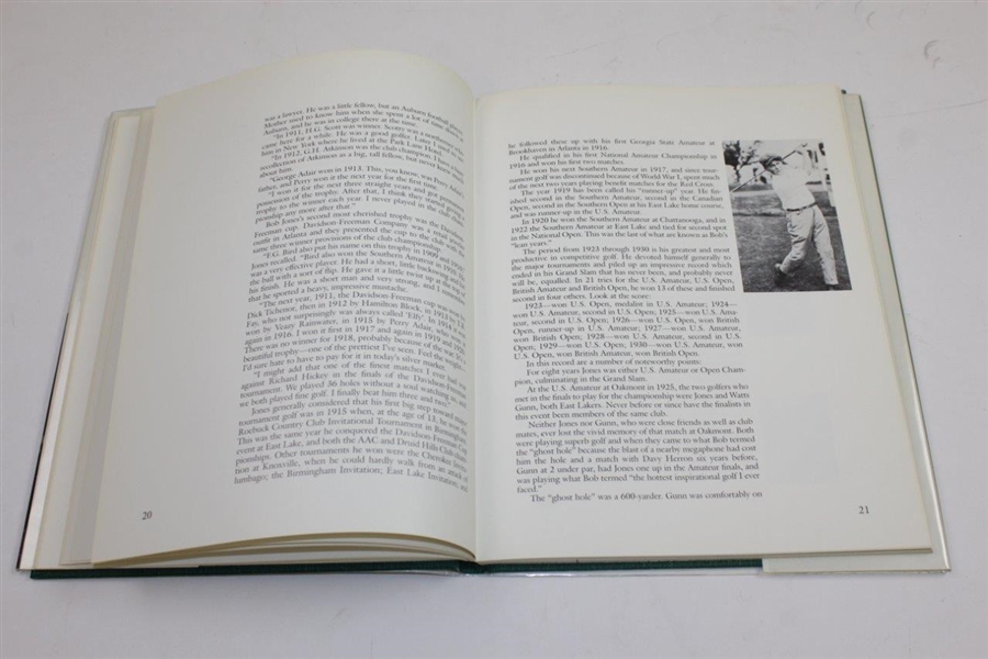 1984 'East Lake Country Club History: Home Course of Bobby Jones' Book by Charles Elliot