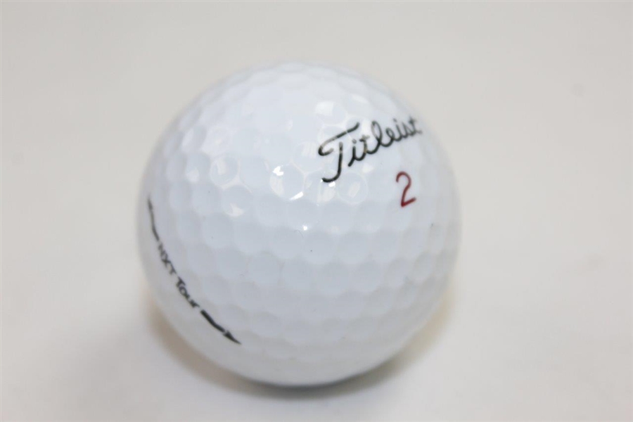 Stewart Cink Signed 2009 The OPEN at Turnberry Logo Golf Ball JSA ALOA