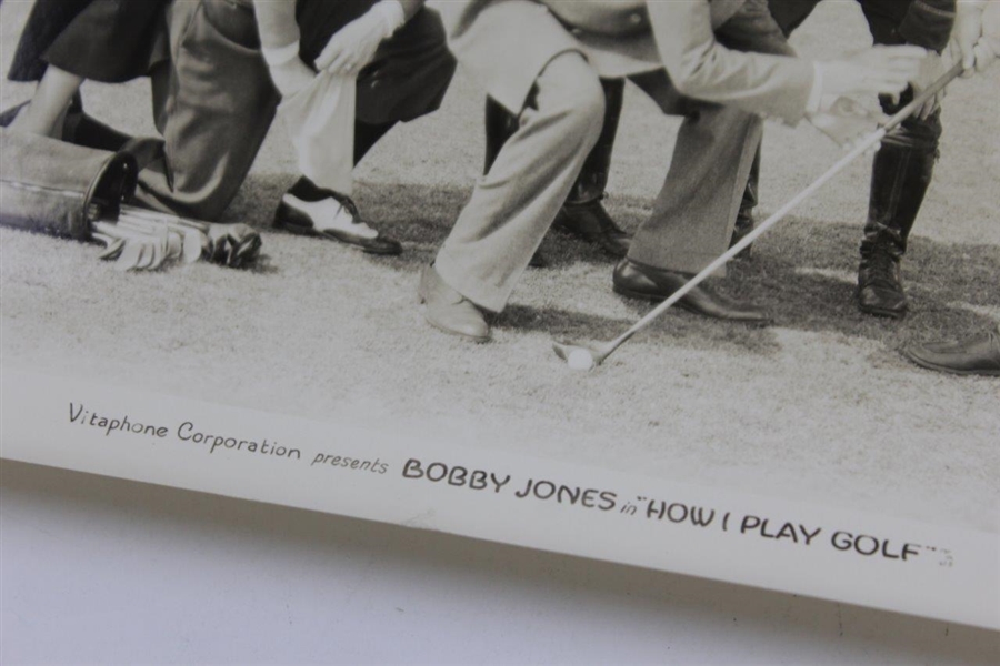 Original Bobby Jones in Vitaphone Corporation Presents 'How I Play Golf' B&W Photo - The Brassie
