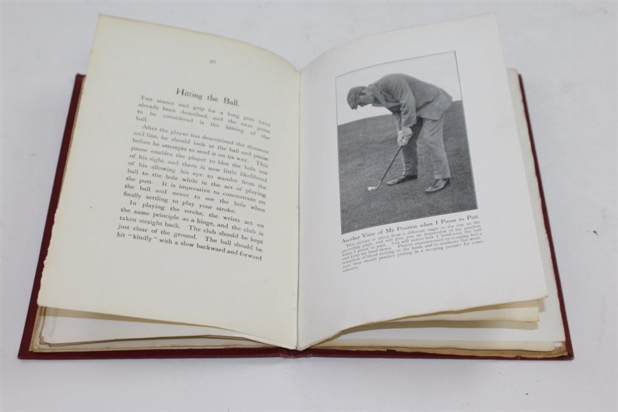 1st Ed 1920 'The Art of Putting' Book by Willie Park (1887 & 1889 OPEN Champ)