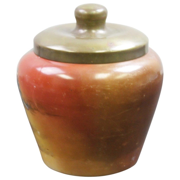 Ltd Ed Handel Tobacco Humidor Jar with Lid Decorated by R.J. Handel