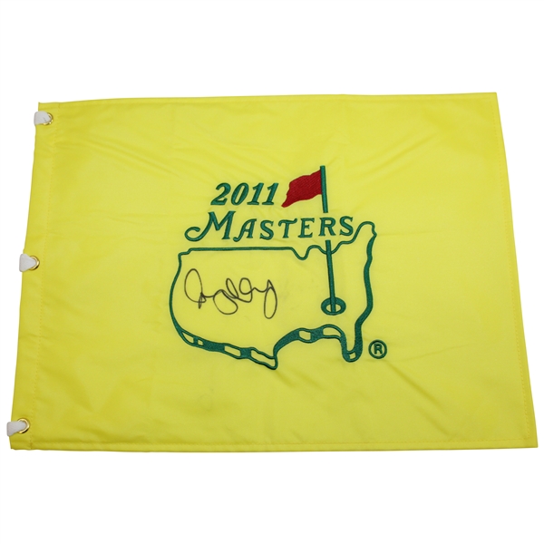 Rory McIlroy Signed 2011 Masters Embroidered Flag PSA/DNA LOA
