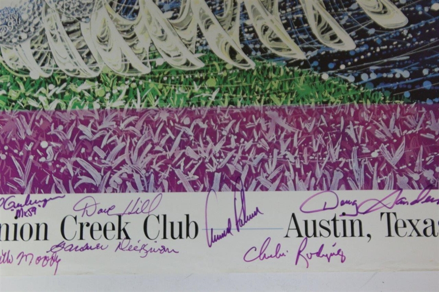 Palmer, Snead, Boros, & 37 Stars Signed 1989 Legends of Golf Poster - Wayne Beck Collection JSA ALOA