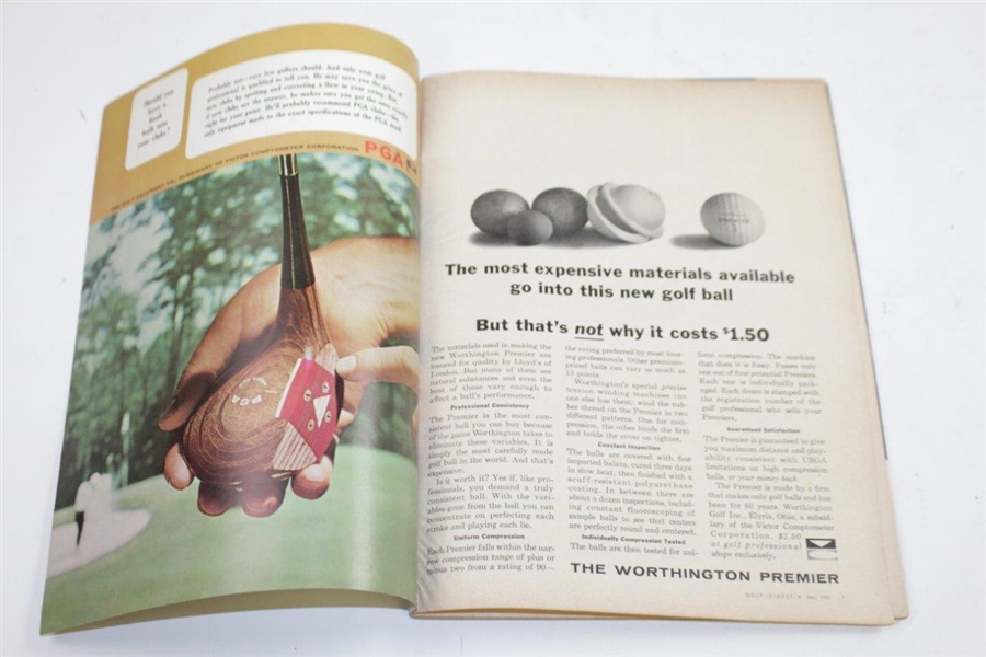 Sam Snead Signed 1963 Golf Digest Magazine - Wayne Beck Collection JSA ALOA