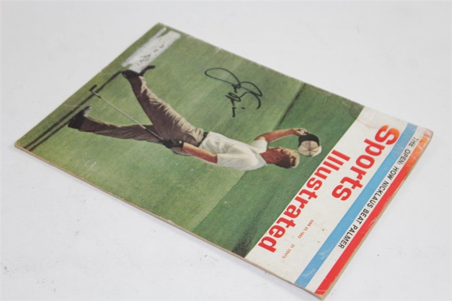 Jack Nicklaus Signed 1962 Sports Illustrated Magazine - Wayne Beck Collection JSA ALOA