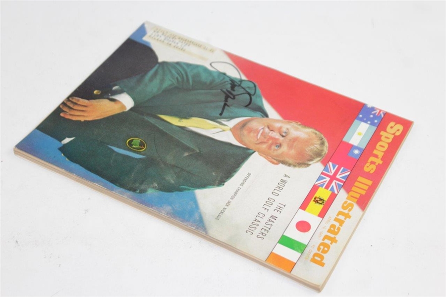 Jack Nicklaus Signed 1967 Sports Illustrated Magazine - Wayne Beck Collection JSA ALOA