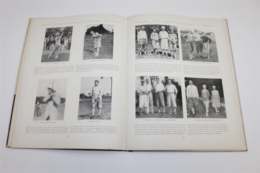 1929 'Fore!...with a glance AFT' First Edition Book - Three Part History - Bobby Jones Cover