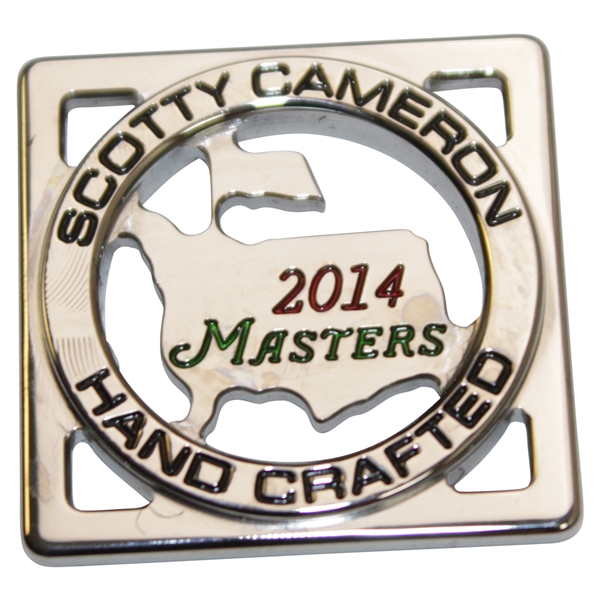 2014 Masters Tournament Special Ltd Ed Scotty Cameron Square Ballmarker in Original Case