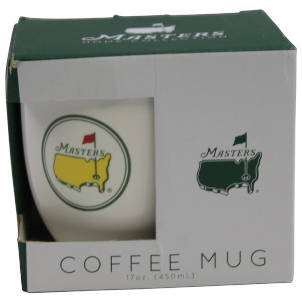 Masters Tournament Logo White 170z Coffee Mug in Original Package