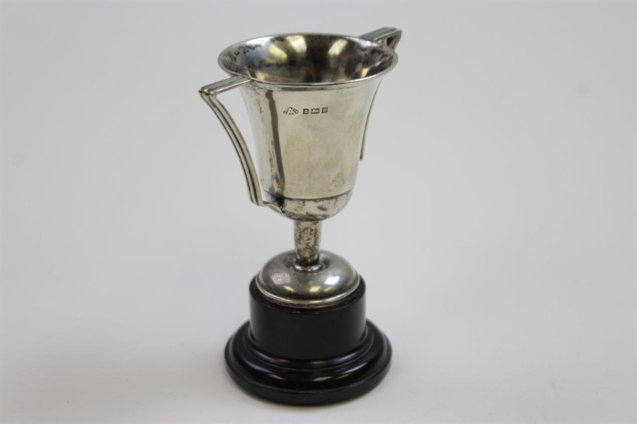 1951 Pollock Golf Club Sterling Silver Geo. Duthie Shield Trophy Won by Geo. E. Brooks