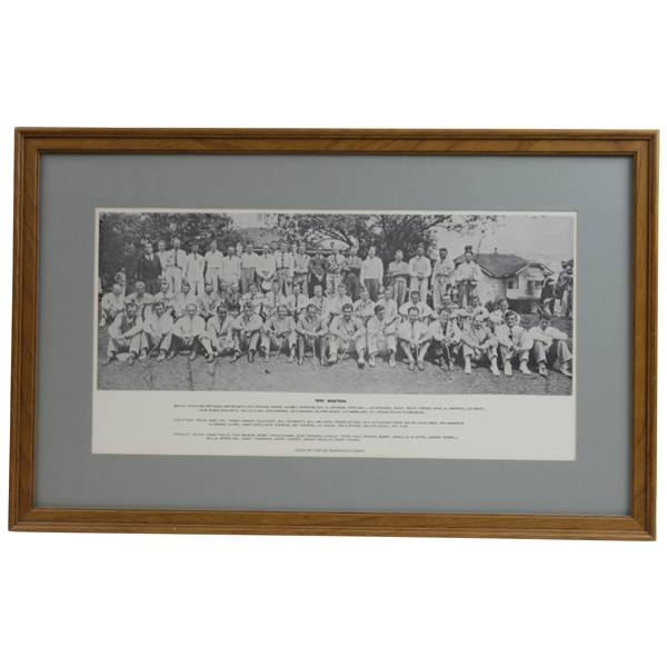 1935 Masters Tournament Field Photo - Framed
