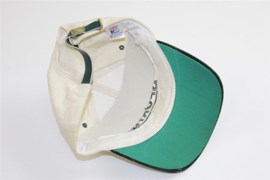 1997 The Masters Tournament CBS Sports Green/Khaki Hat - Tiger's First Masters Win