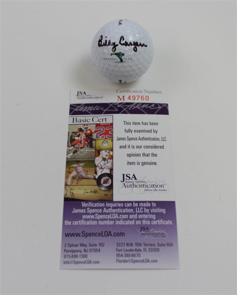 Billy Casper Signed Pinnacle Harding Park Golf Ball JSA# M49760