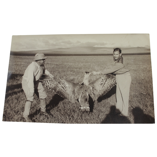 Original Walter Hagen & Kirkwood Hunting in Africa 11x7 B&W Photo