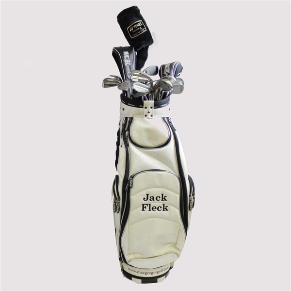 Jack Fleck's Personal Bags of Clubs w/ Two Signed Classic Wedges - '55 US Open Champ JSA ALOA