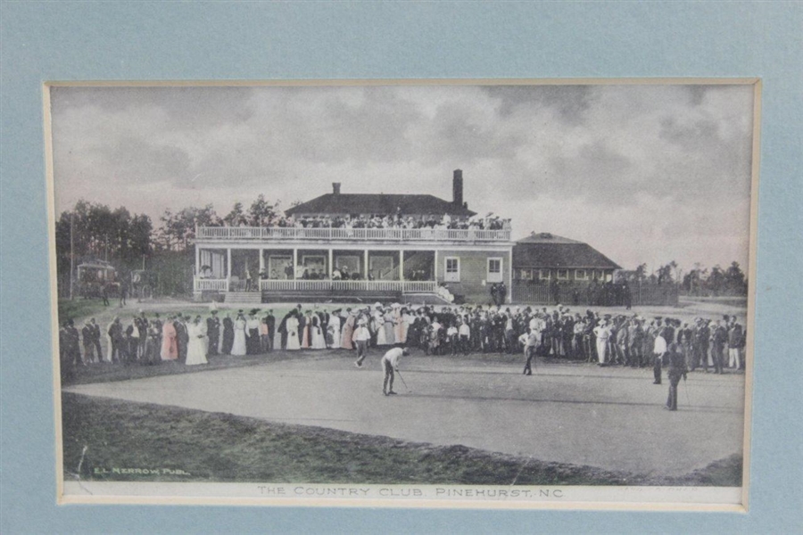 Vintage The Country Club, Pinehurst N.C. Hand-Colored Postcard by E.L. Merrow, Publ.