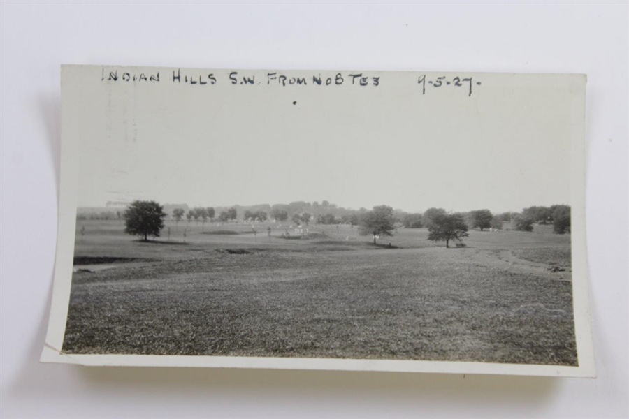 Four 1920's Original Course Images of Indian Hills CC Kansas City Photos - Wendell Miller Collection