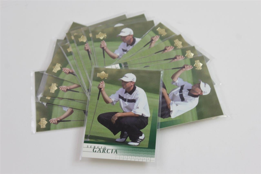 Lot of 400+ Sergio Garcia Rookie Golf Cards - Unpicked & Straight from Packs to Sleeves