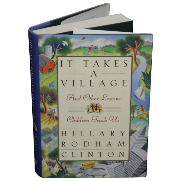 Hillary Rodham Clinton Signed 'It Takes A Village' Book JSA #L17225