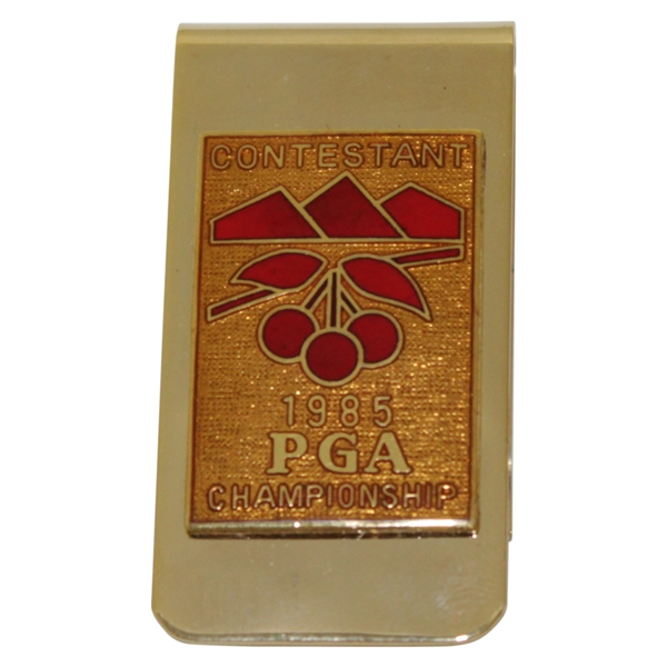 Payne Stewart's 1985 PGA Championship at Cherry Hills Contestant Badge/Clip