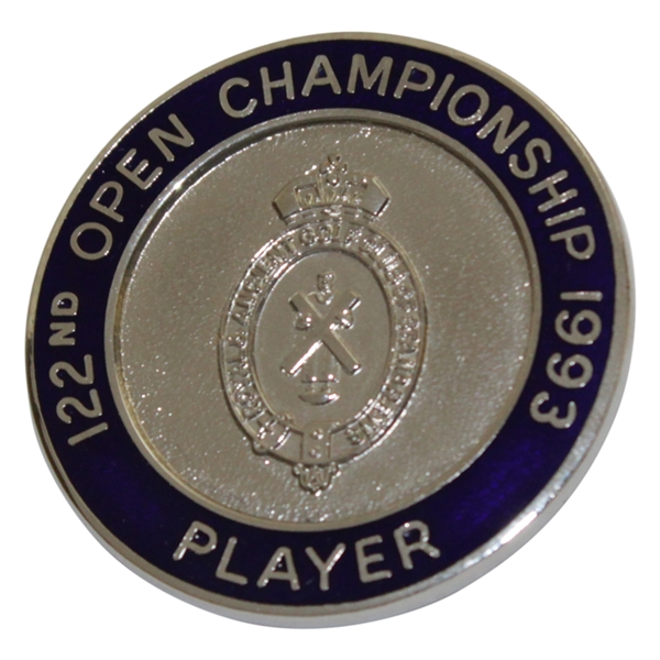 Payne Stewart's 1993 OPEN Championship at Royal St. George's Contestant Badge