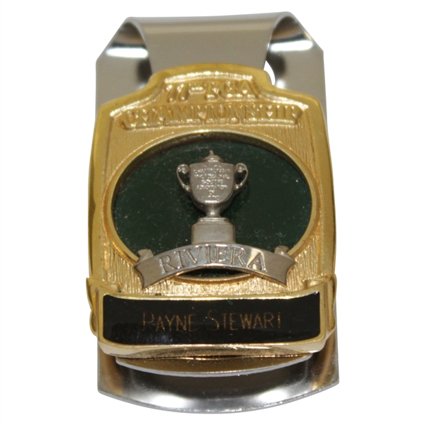 Payne Stewart's 1995 PGA Championship at Riviera Contestant Badge/Clip