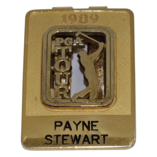 Payne Stewart's Official 1989 PGA Tour Money Clip