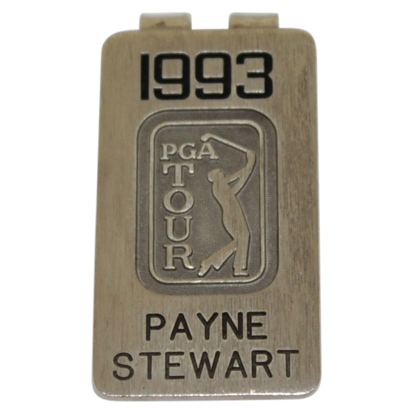 Payne Stewart's Official 1993 PGA Tour Money Clip