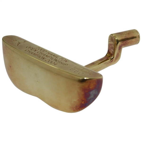 SOLID 18K GOLD PING B-60 Putter Head Gifted To Todd Hamilton for 2004 OPEN Championship Victory - Wow!