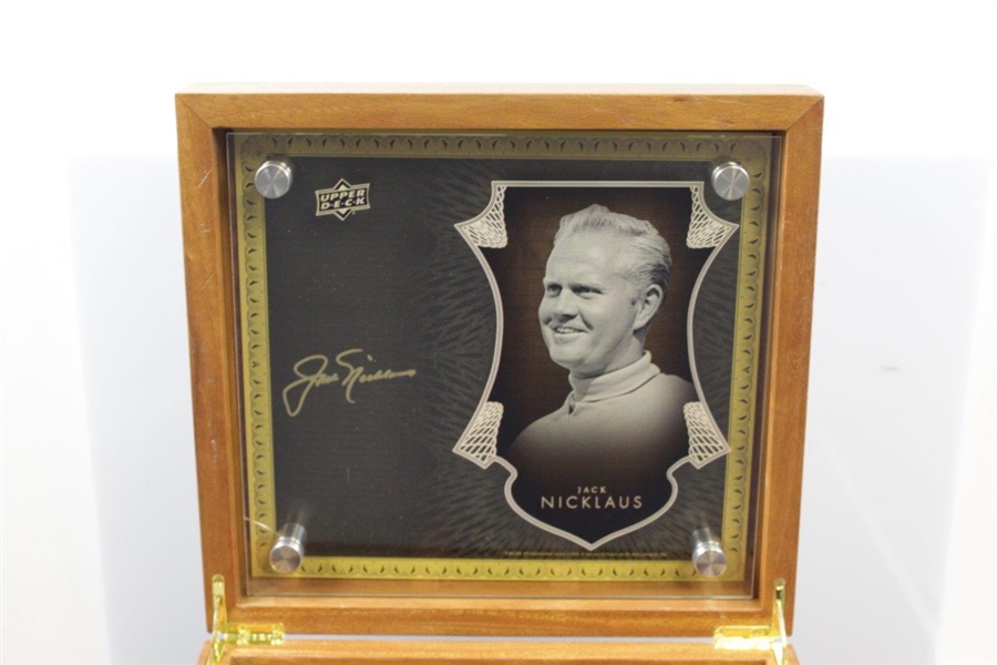 Jack Nicklaus Signed Upper Deck 2016 Ltd Ed Masters Collection Box - 1/7