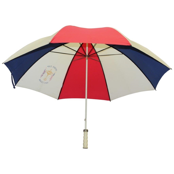 Charles Coody's 1971 Ryder Cup at Old Warson CC United States Team Member Red/White/Blue Umbrella