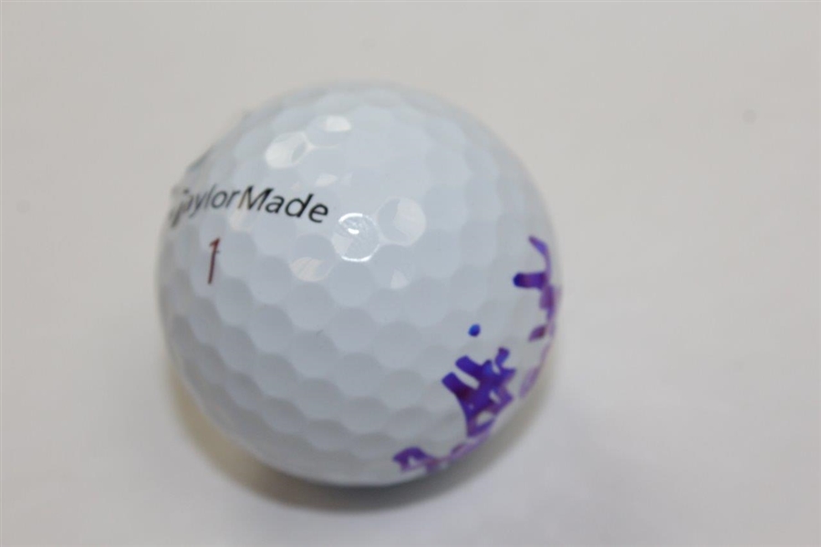 Scottie Schefler Signed TaylorMade Logo Golf Ball JSA #LL49619