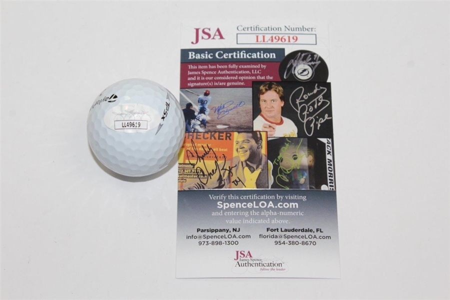 Scottie Schefler Signed TaylorMade Logo Golf Ball JSA #LL49619