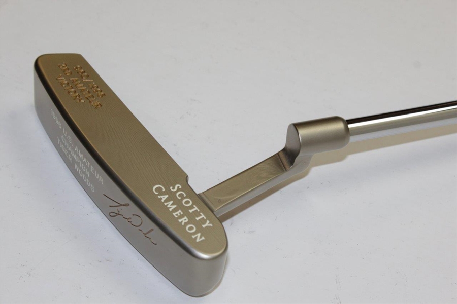 1996 US Amateur Winner Ltd Ed Tiger Woods 960/1996 Titleist Scotty Cameron Putter with Headcover