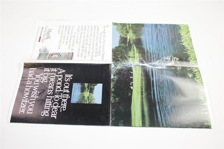 Five (5) Masters Tournament Broadcast Guides - 1979, 1982, 1988-1990