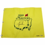 Tiger Woods Signed Ltd Ed 2019 Masters Embroidered 596/1000 Flag #BAM164581 with Box