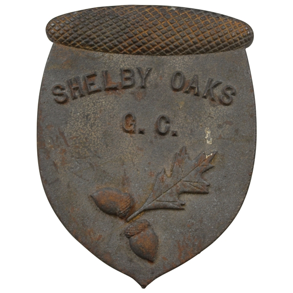 Shelby Oaks Golf Club Heavy Cast Iron Acorn Shaped Tee Marker