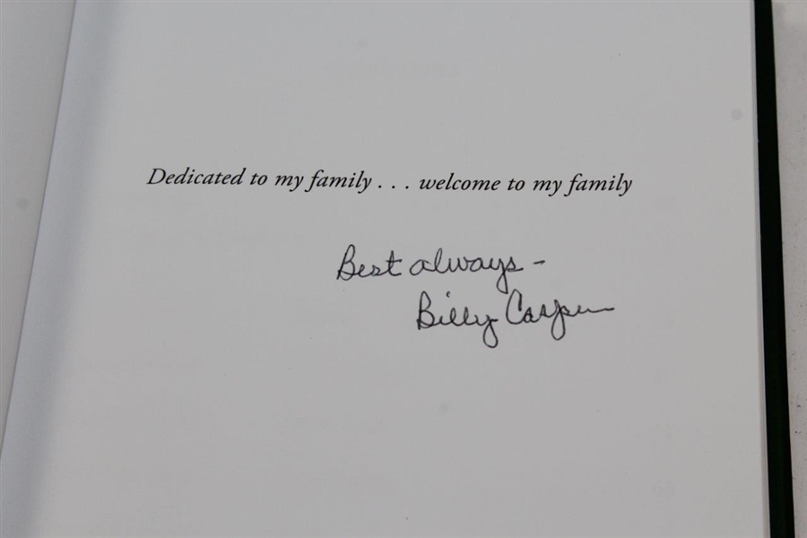 Billy Casper Signed 'Big Three and Me' Book JSA ALOA