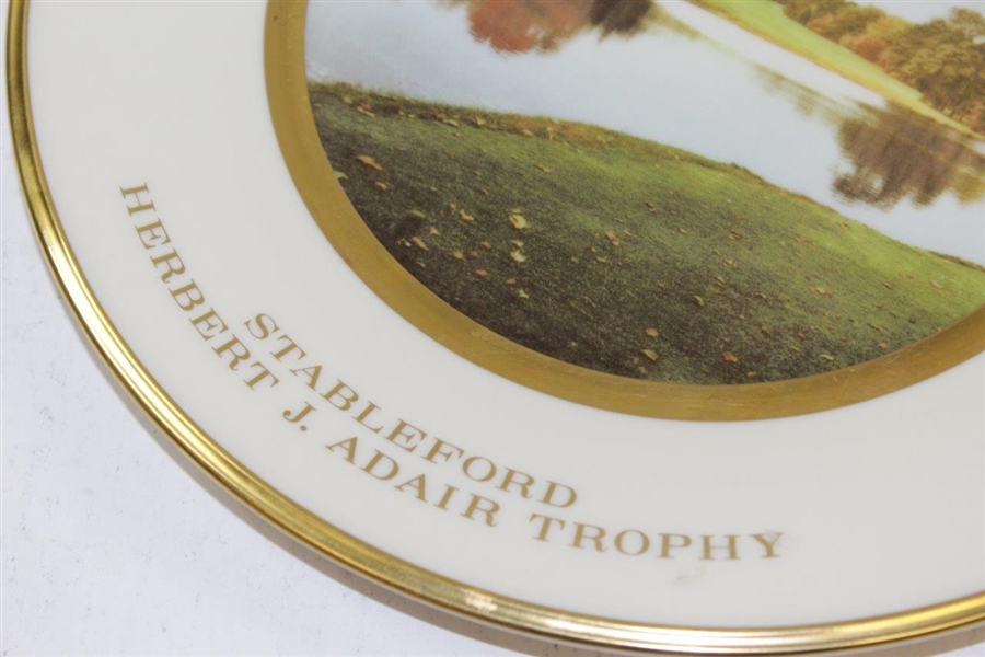Pine Valley Golf Club Stableford Herbert J. Adair Trophy Plate