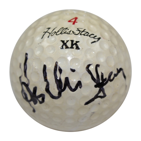  Hollis Stacy Signed Golf Ball Her Logo JSA ALOA