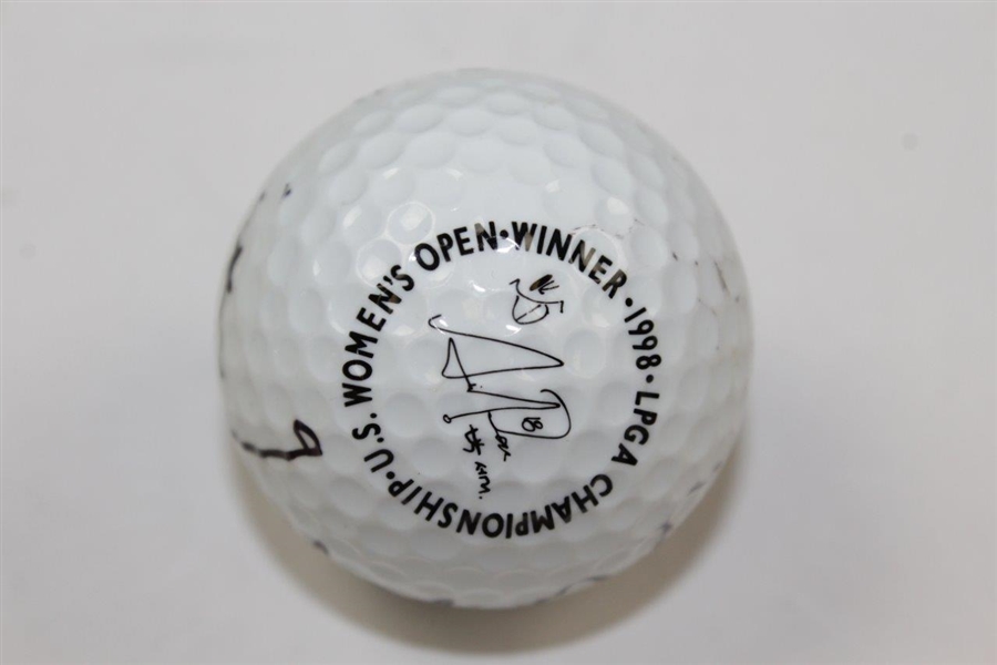 Si-Re Pak Signed 1998 LPGA Championship + US Open Golf Ball JSA ALOA