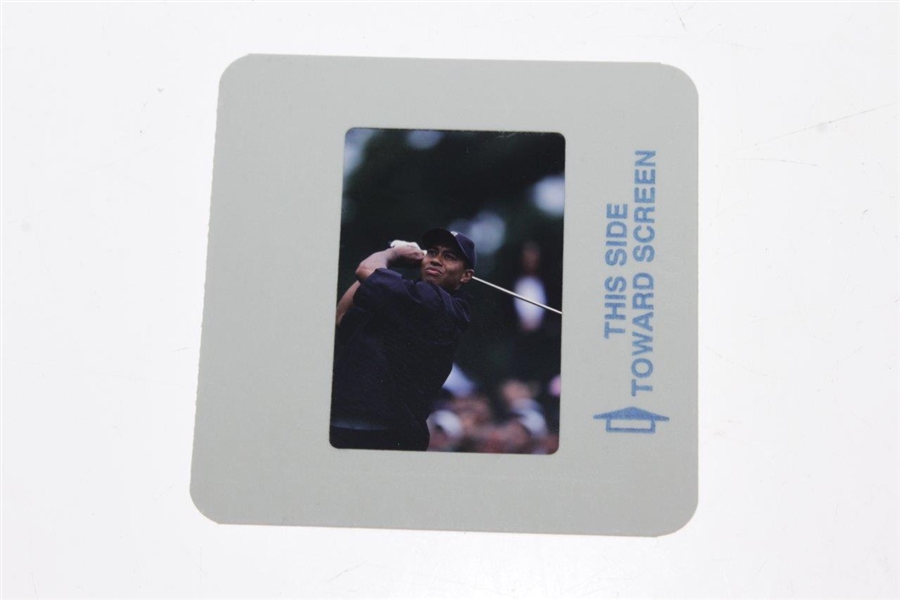 Tiger Woods Origina 2002 US Open Color Slide & Print - Comes with Photo Rights