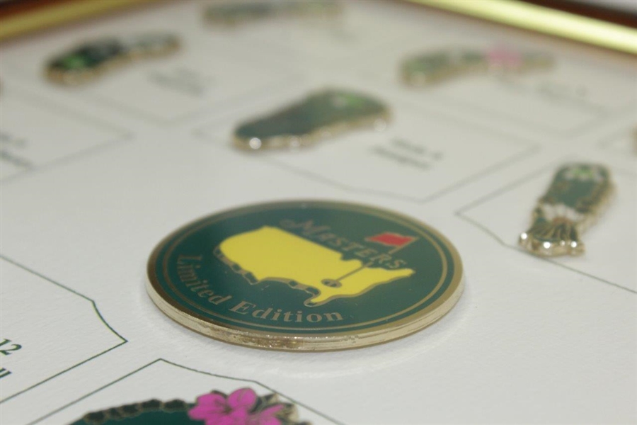 2016 Ltd Ed Augusta National Masters Hole Layout Pin Set in Original Box #051/150